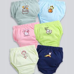 MooNKids Infant Pack of 6 Printed Cotton Basic BriefsMK_Bloomer_611-5