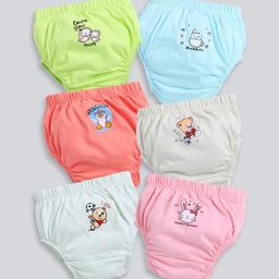 MooNKids Infants Pack of 6 Printed Cotton Basic Briefs MK_Bloomer_64-2