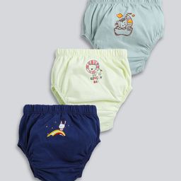 MooNKids Infants Pack of 3 Printed Cotton Basic Briefs MK_Bloomer_314-41