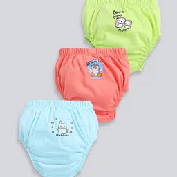 MooNKids Infant Pack Of 3 Printed Cotton Basic Briefs MK_Bloomer_326-15