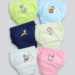 MooNKids Pack Of 6 Printed Cotton Briefs-picture-21