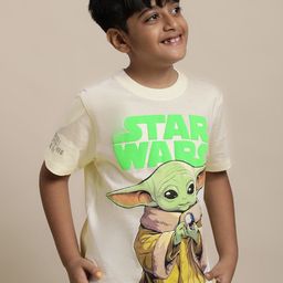 Kids Ville Boys Star Wars Printed Pure Cotton Tshirt-image-22