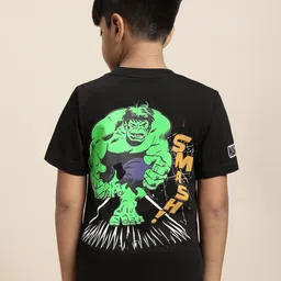 Kids Ville Boys Hulk Printed Pure Cotton T-shirt-picture-19