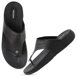 WELCOME Men Black Comfort Sandals-image-45