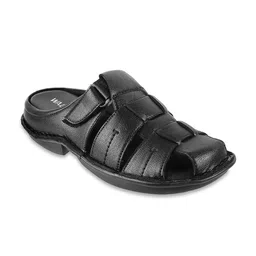 WALKWAY by Metro Men Black Comfort Sandals-image-13