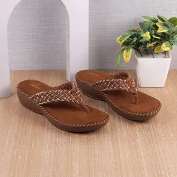 Mochi Embellished Open Toe Comfort Heels-43