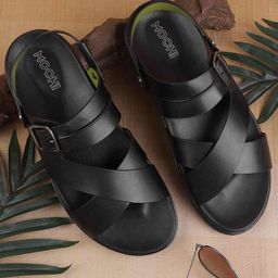 Mochi Men Leather Comfort Sandals-image-75