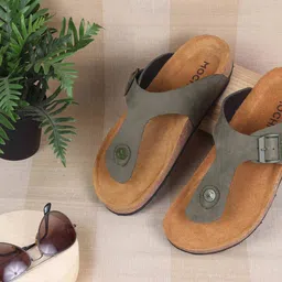 Mochi Men Leather Slip-On Comfort Sandals-image-75