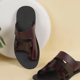 Metro Men Leather Comfort Sandals-picture-58