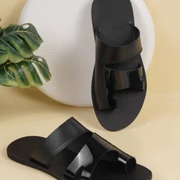 Metro Men Leather Slip On Comfort Sandals-picture-40