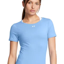 UNDER ARMOUR Women Solid Round Neck Slim Fit T-shirt-image-51