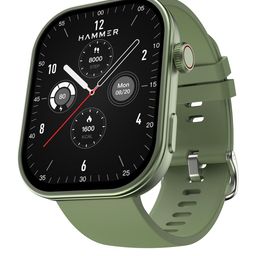 HAMMER Tussle 2.01" HD Display Bluetooth Calling Rotating Crown Smart Watch-image-65