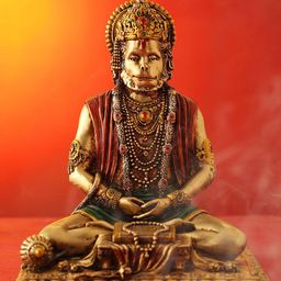 IGP Lord Hanuman Statue in Sitting Posture-image-57