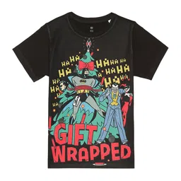 DC by Wear Your Mind Boys Batman Printed T-shirt-image-80