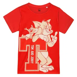 DC by Wear Your Mind Boys Tom & Jerry Graphic Printed T-shirt-image-82