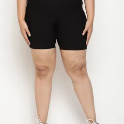 Amydus Women Plus Size High-Rise Shorts-26