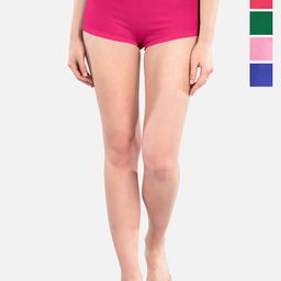 indian flower Women Pack Of 5 Regular Fit Boy Shorts-picture-47