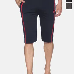 Dollar Men Pack Of 3 Mid-Rise Cotton Lounge Shorts-picture-43