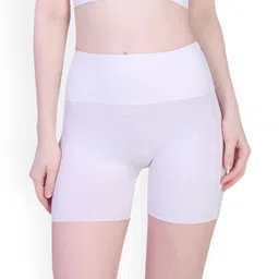 PLUMBURY Women Slim Fit High-Rise Rapid-Dry Biker Shorts-image-77