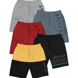 HELLCAT Girls Pack Of 5 Mid Rise Shorts-image-83