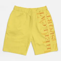 HELLCAT Boys Typography Printed Shorts-3