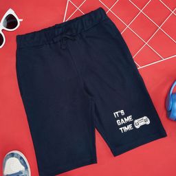 YU by Pantaloons Boys Typography Printed Cotton Shorts-image-10