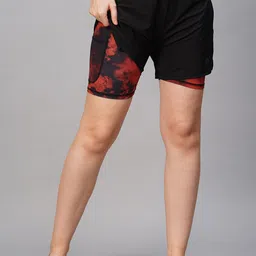 AESTHETIC NATION Women 2 in 1 Dri-FIT Running Sports Shorts-picture-20