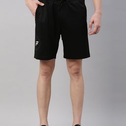 FILA Men Black Training or Gym Shorts-picture-16