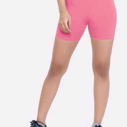 LAASA SPORTS Women Pink Skinny Fit Training or Gym Sports Shorts-image-57
