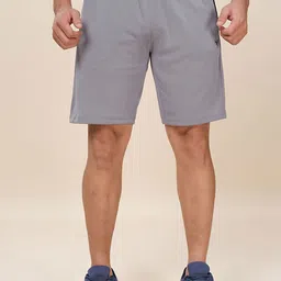 Technosport Men Plus Size Slim Fit Mid-Rise Rapid-Dry Training or Gym Sports Shorts-image-68