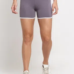 EVERDION Women Slim Fit Training or Gym Rapid Dry Sports Shorts-image-4