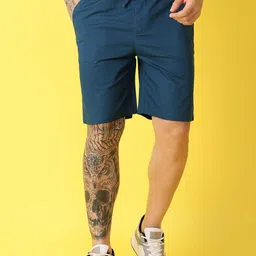 V-Mart Men Regular Fit Mid-Rise Cotton Shorts-image-33