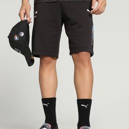 PUMA Motorsport BMW M Men Mid-Rise Cotton Sports Shorts-17
