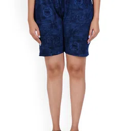 GUIDE Women Cotton Printed Regular Fit Shorts-picture-26