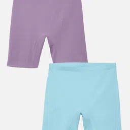 mackly Girls Pack Of 2 Mid-Rise Boy Shorts-image-10