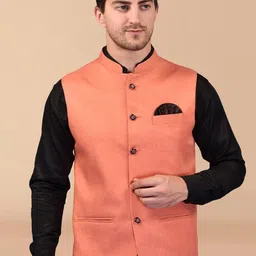 PRINTCULTR Mandarin Collar Nehru Jacket-picture-11