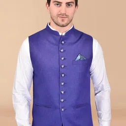 PRINTCULTR Mandarin Collar Nehru Jacket-picture-27