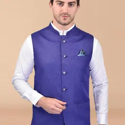 PRINTCULTR Mandarin Collar Nehru Jacket-picture-16