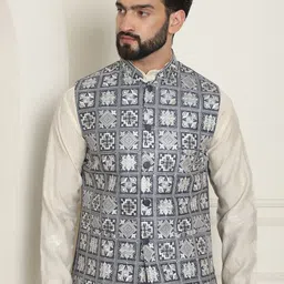 SOJANYA Embroidered Nehru Jackets-picture-55