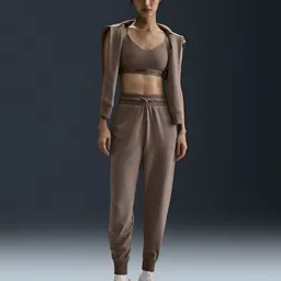 Nike Dri-FIT One Women's High-Waisted 7/8 French Terry Joggers-image-42