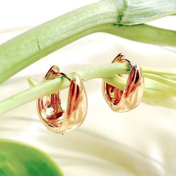 SALVE Oval Hoop Earrings-image-56