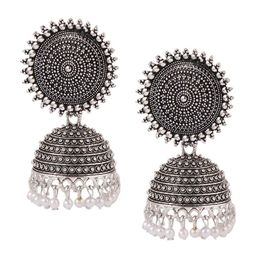 Keviv Dome Shaped Jhumkas Earrings-image-95