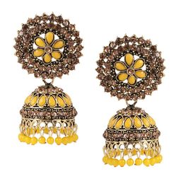 Keviv Dome Shaped Jhumkas Earrings-image-85
