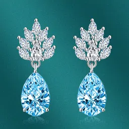 Designs & You Teardrop Shaped Drop Earrings image 1