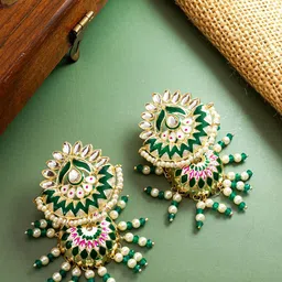 aadita Gold-Plated Pearl Chandbali-53
