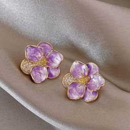 VAGHBHATT Floral Studs Earrings-35