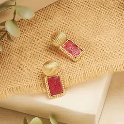 AMI Contemporary Studs Earrings-54