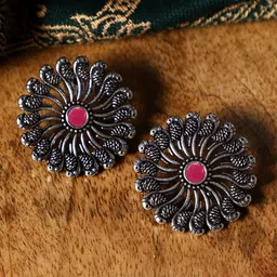 VENI 92.5 Silver-Plated Stud Earrings-33