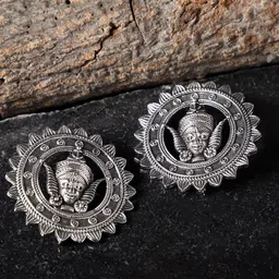 VENI 92.5 Silver Plated Contemporary Studs Earrings-image-7