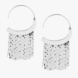 Kazo Silver-Plated Contemporary Drop Earrings-54